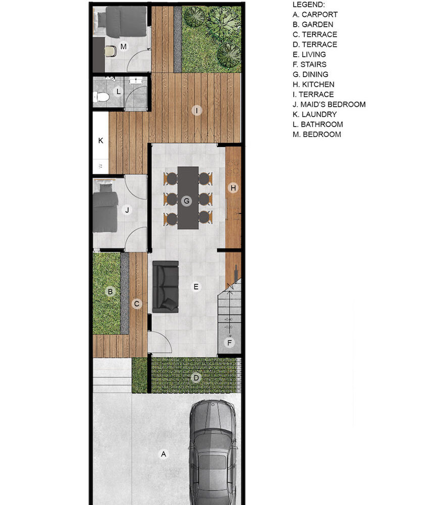 Ars.1 DENAH LANTAI 1 _ Layout