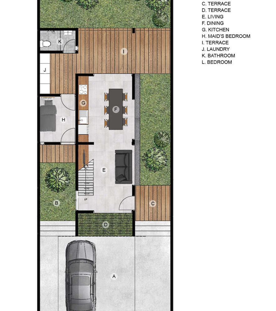 Ars.2 DENAH LANTAI 2 _ Layout