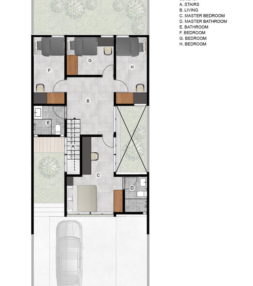 Ars.2 DENAH LANTAI 2 _ Layout