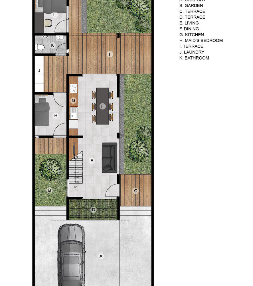 Ars.2 DENAH LANTAI 2 _ Layout