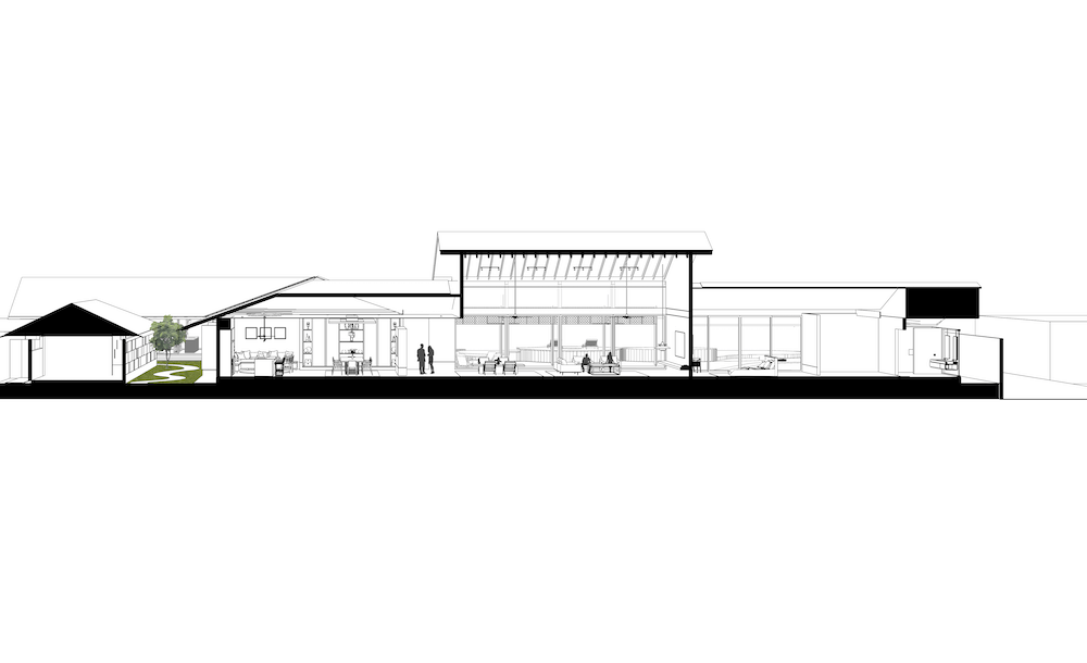 PERSPECTIVE SECTION RUMAH MAGELANG